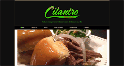 Desktop Screenshot of cilantrotapasandbar.com